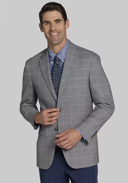 Traveler Windowpane Sportcoat